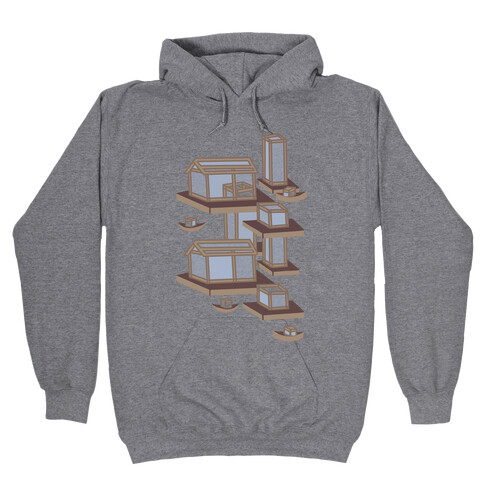 Floating Lantern City Hooded Sweatshirt