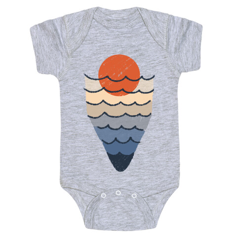 Ocean Sketch Baby One-Piece