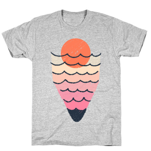 Tropical Ocean Sketch T-Shirt