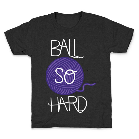 Yarn So Hard (Dark) Kids T-Shirt