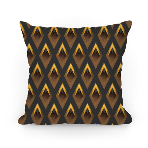 Golden Diamond Pillow