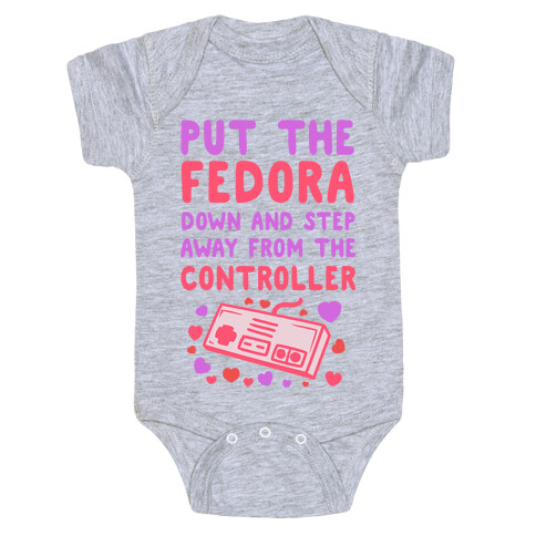 Put the Fedora Down and Step Away from the Controller Baby One-Piece