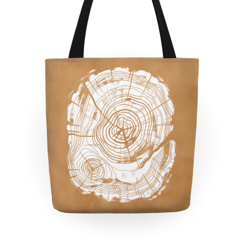 Tree Growth Rings Tote