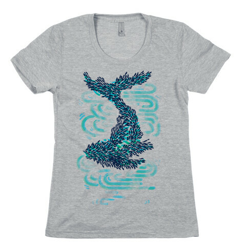 The Whale And The School Womens T-Shirt