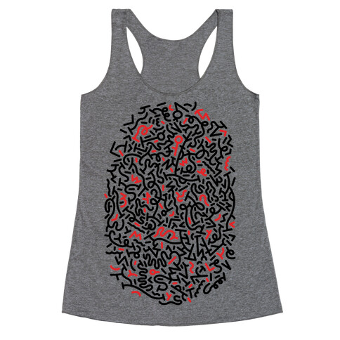 Metro Scribbles Racerback Tank Top