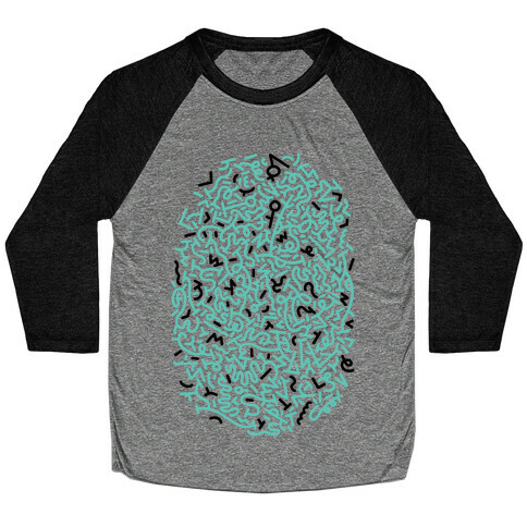 Metro Scribbles Baseball Tee