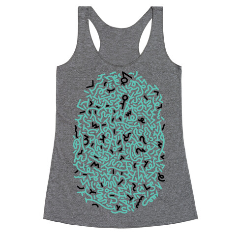 Metro Scribbles Racerback Tank Top