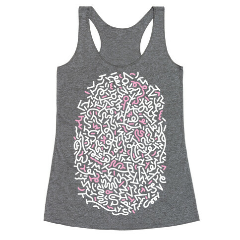 Metro Scribbles Racerback Tank Top