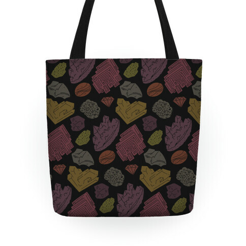 Rock & Mineral Pattern Tote