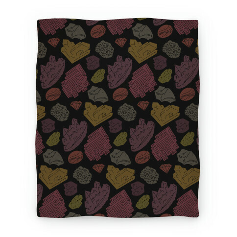 Rock & Mineral Pattern Blanket