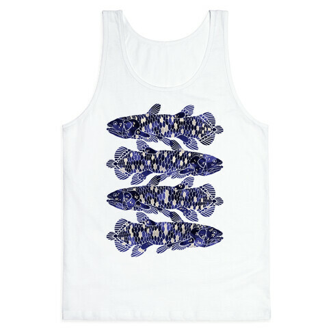 Geometric Jeweled Coelacanth Fish Tank Top