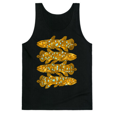 Geometric Jeweled Coelacanth Fish Tank Top