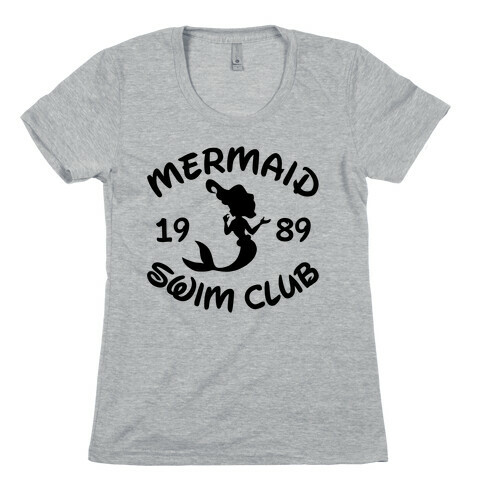 Mermaid Swim Club Womens T-Shirt