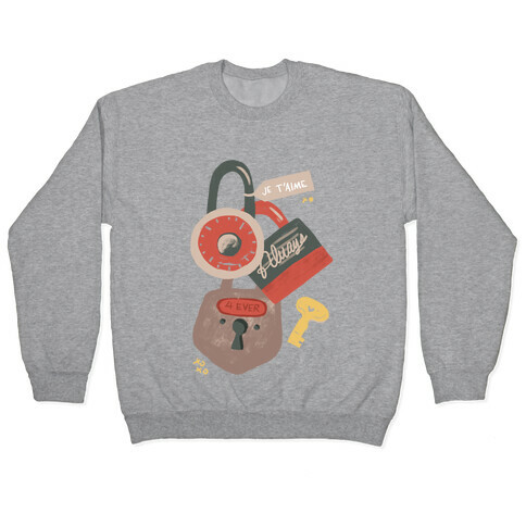 Paris Love Locks Pullover