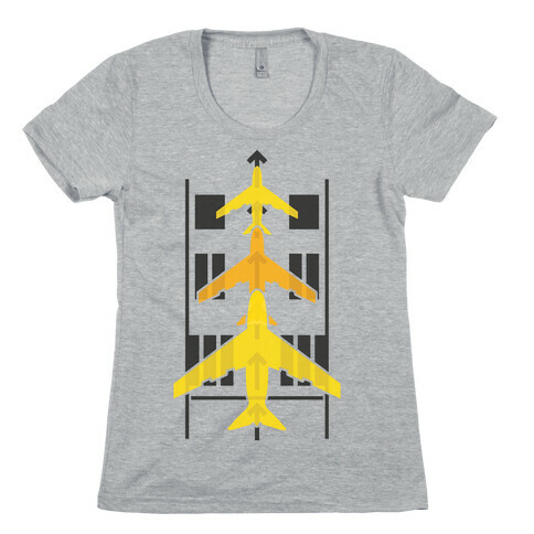Takeoffs and Landings Womens T-Shirt