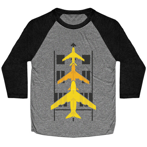 Takeoffs and Landings Baseball Tee