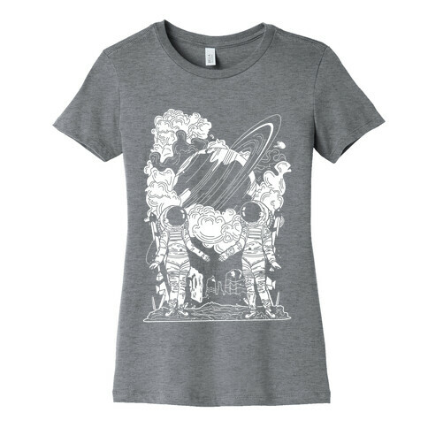 The Lovers in Space Womens T-Shirt