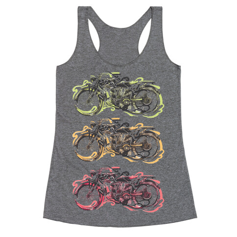 Vintage Motorbike Racerback Tank Top