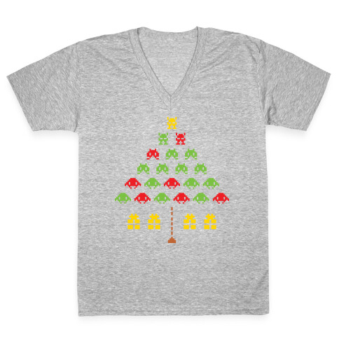 Holiday Intruders V-Neck Tee Shirt