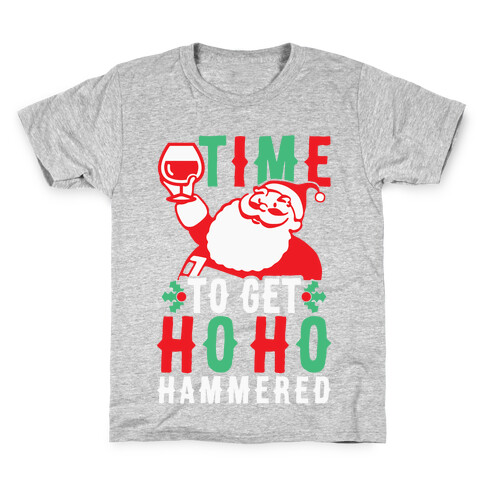 Time To Get Ho Ho Hammered Kids T-Shirt