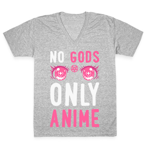 No Gods Only Anime V-Neck Tee Shirt