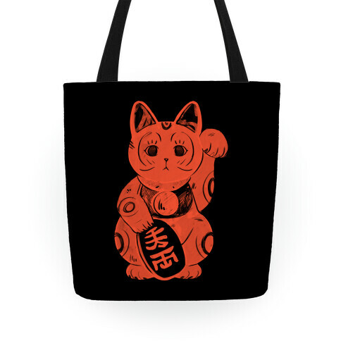 Japanese Lucky Cat Tote