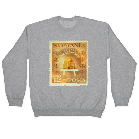 Romanian Bee Stamp Pullover