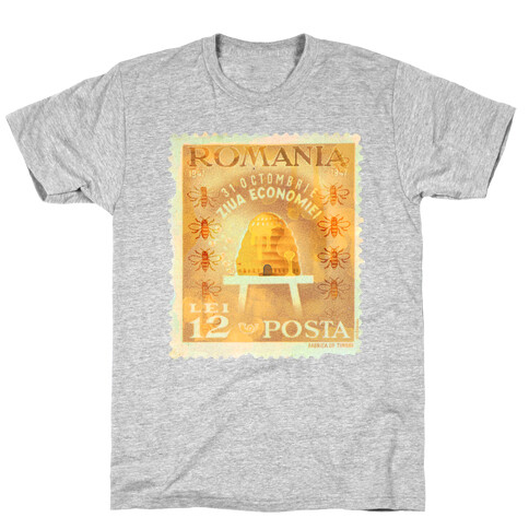 Romanian Bee Stamp T-Shirt