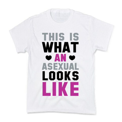 This is What an Asexual Looks Like Kids T-Shirt
