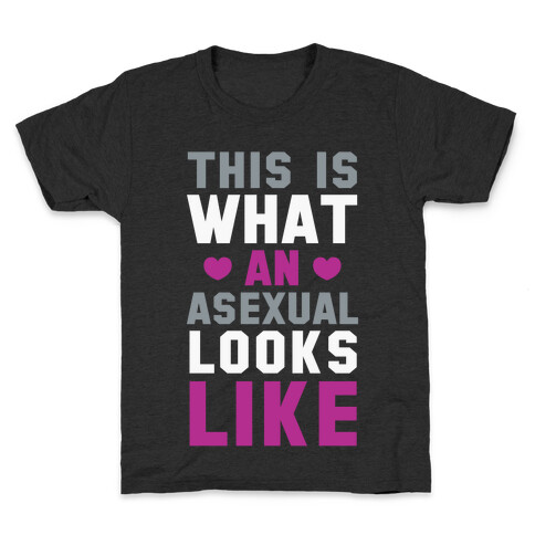 This is What an Asexual Looks Like Kids T-Shirt