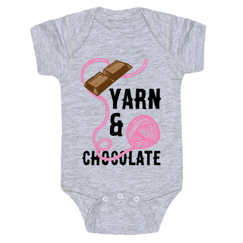 Yarn And Chocolate Baby One-Piece