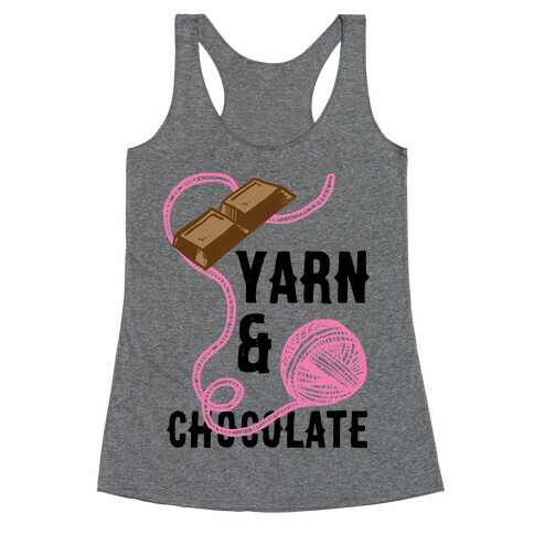 Yarn And Chocolate Racerback Tank Top