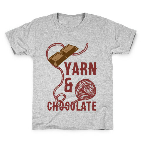 Yarn And Chocolate Kids T-Shirt