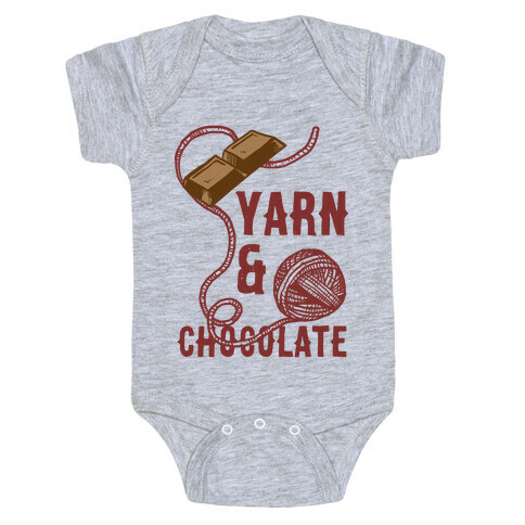 Yarn And Chocolate Baby One-Piece
