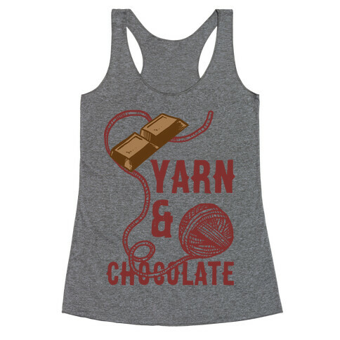 Yarn And Chocolate Racerback Tank Top