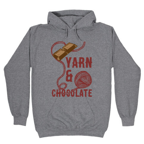 Yarn And Chocolate Hooded Sweatshirt