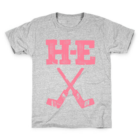 H E Double Hockey Sticks (Hell) Kids T-Shirt