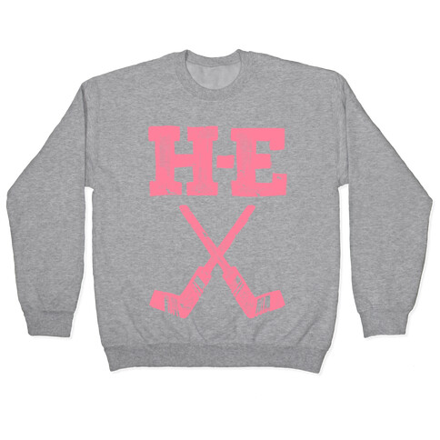 H E Double Hockey Sticks (Hell) Pullover