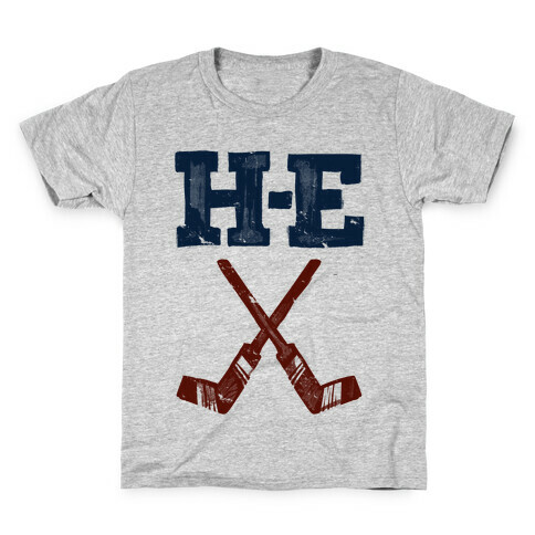 H E Double Hockey Sticks (Hell) Kids T-Shirt