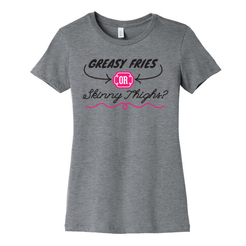 Fries or Thighs Womens T-Shirt