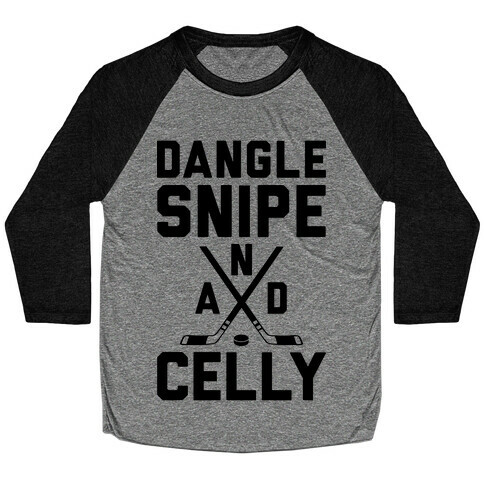 Dangle Snipe And Celly Baseball Tee