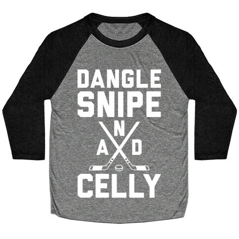 Dangle Snipe And Celly Baseball Tee