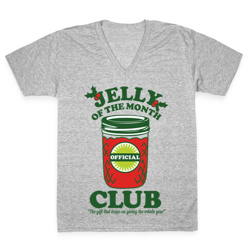 Jelly Of the Month Club V-Neck Tee Shirt