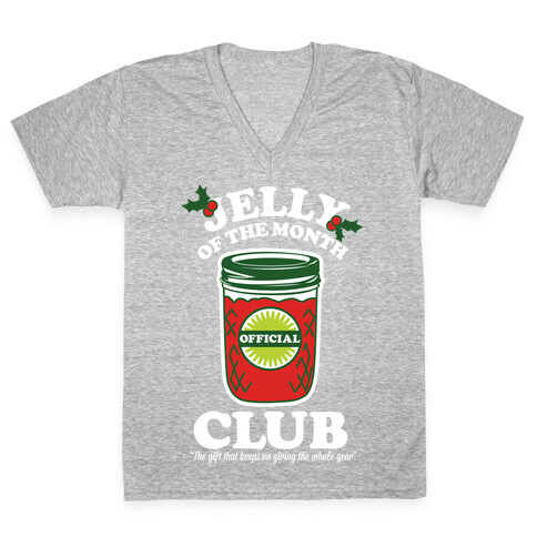 Jelly Of the Month Club V-Neck Tee Shirt