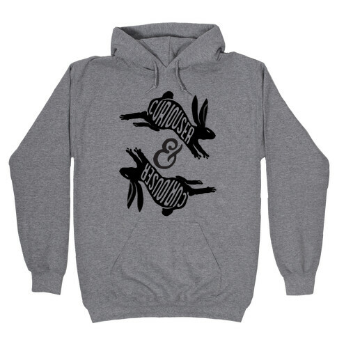 Curiouser And Curiouser Hooded Sweatshirt