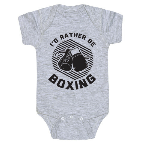 I'd Rather Be Boxing Baby One-Piece