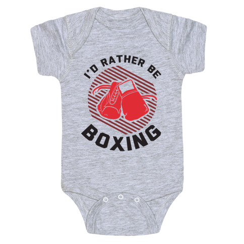 I'd Rather Be Boxing Baby One-Piece