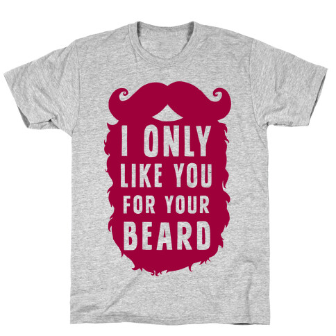I Only Like You For Your Beard T-Shirt