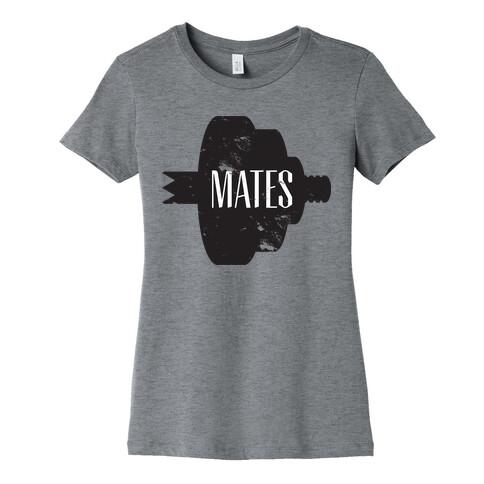 Swole Mates (black) Womens T-Shirt
