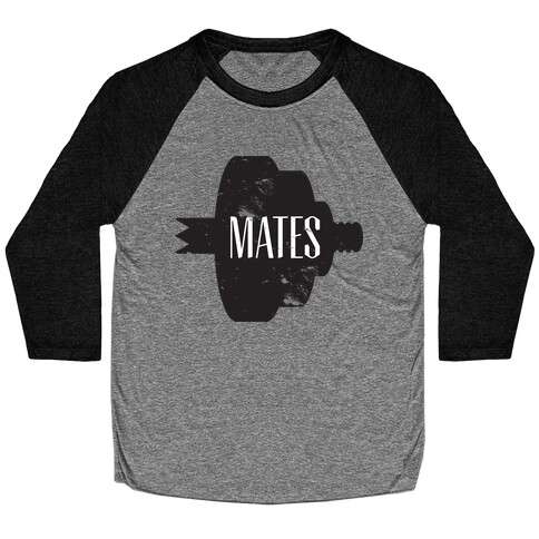 Swole Mates (black) Baseball Tee